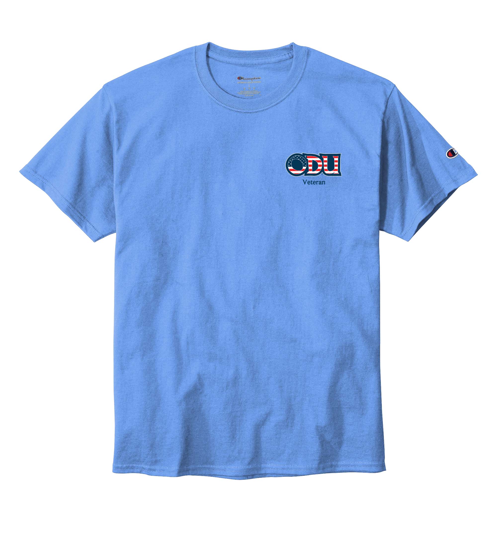 Old Dominion University, ODU Military - Veteran, Champion ® Heritage 6-Oz. Jersey T-Shirt -Carolina Blue