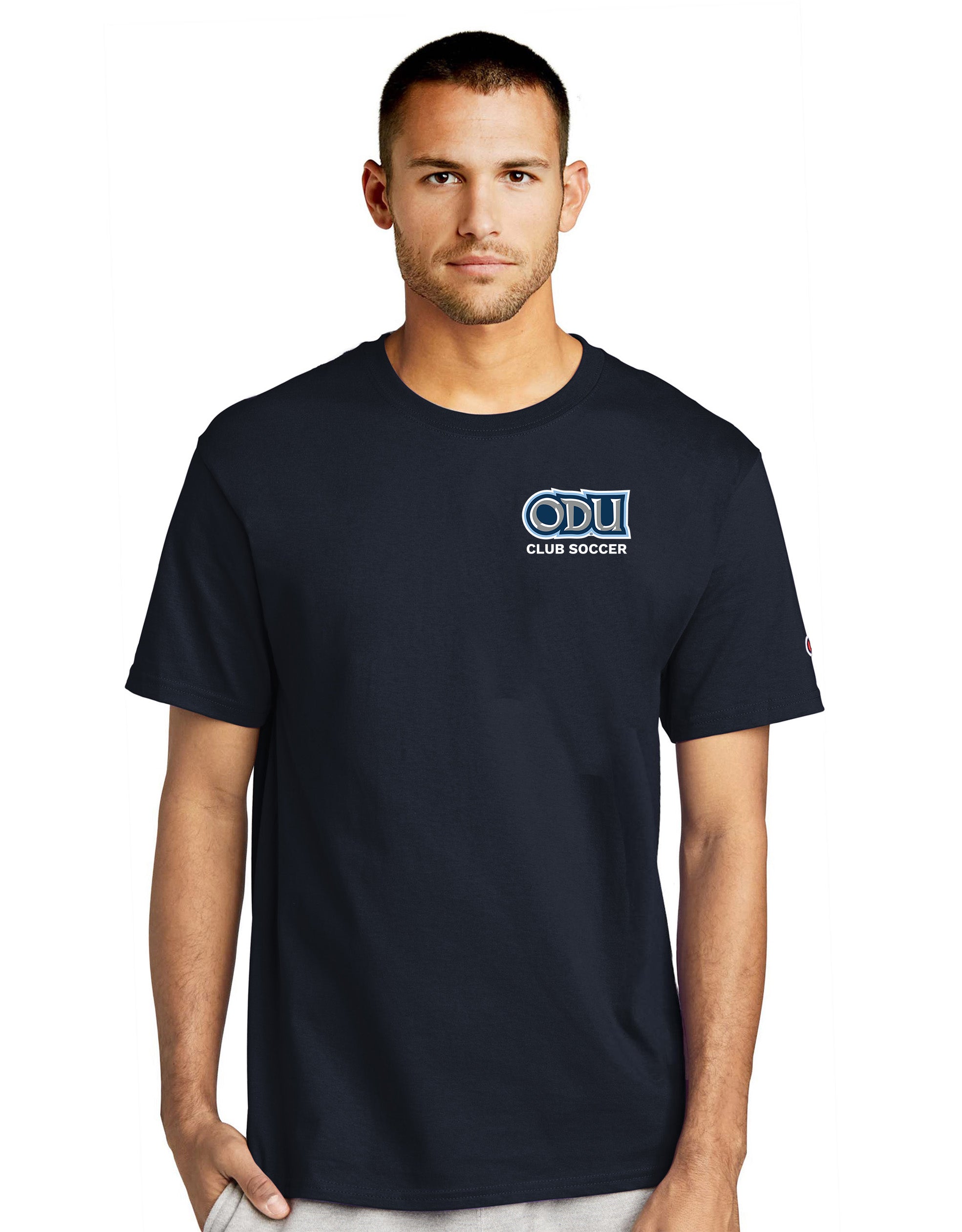 Old Dominion University, Club Sports - Soccer, Champion ® Heritage 6-Oz. Jersey T-Shirt - Navy