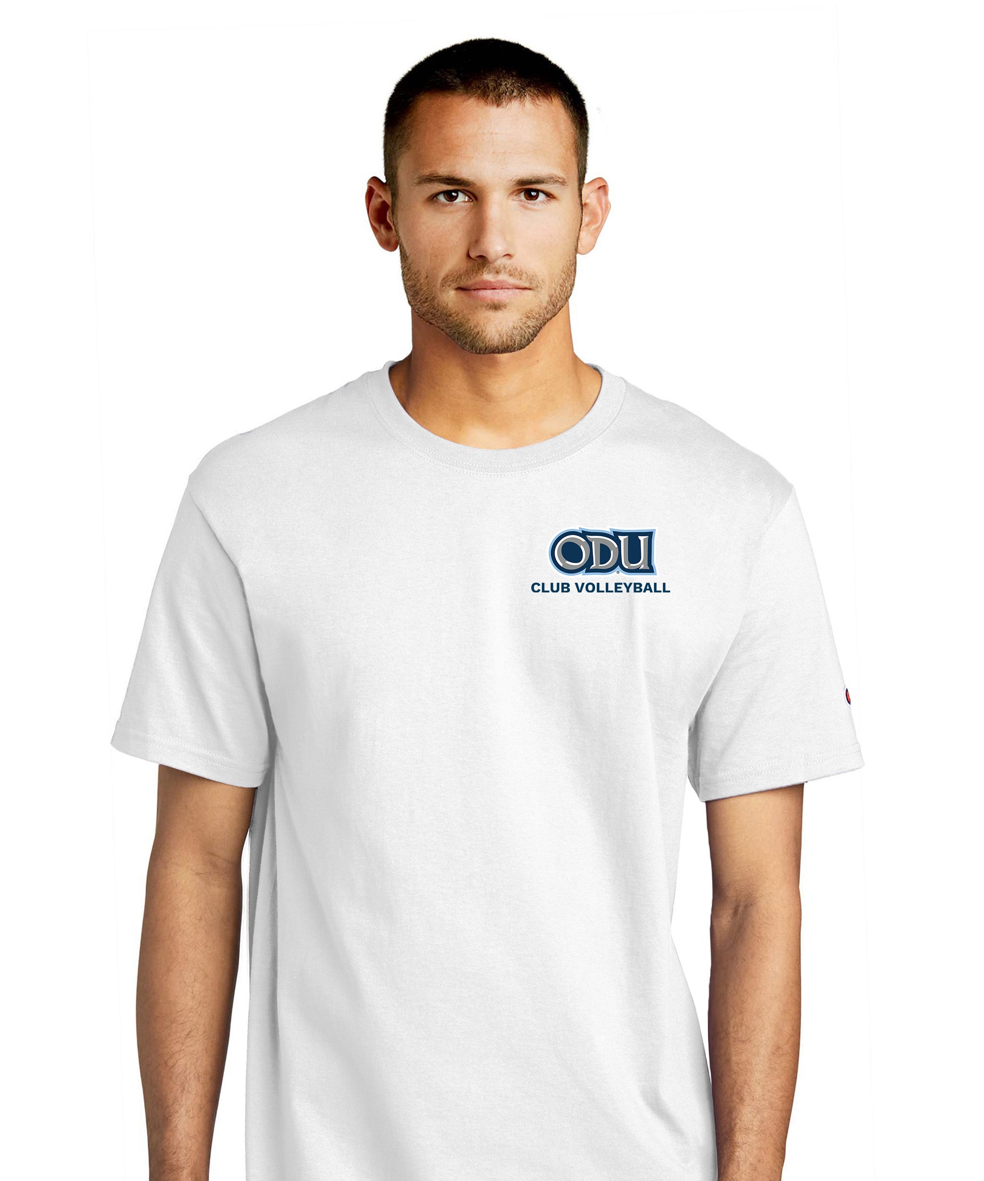 Old Dominion University, Club Sports - Volleyball, Champion ® Heritage 6-Oz. Jersey T-Shirt - White