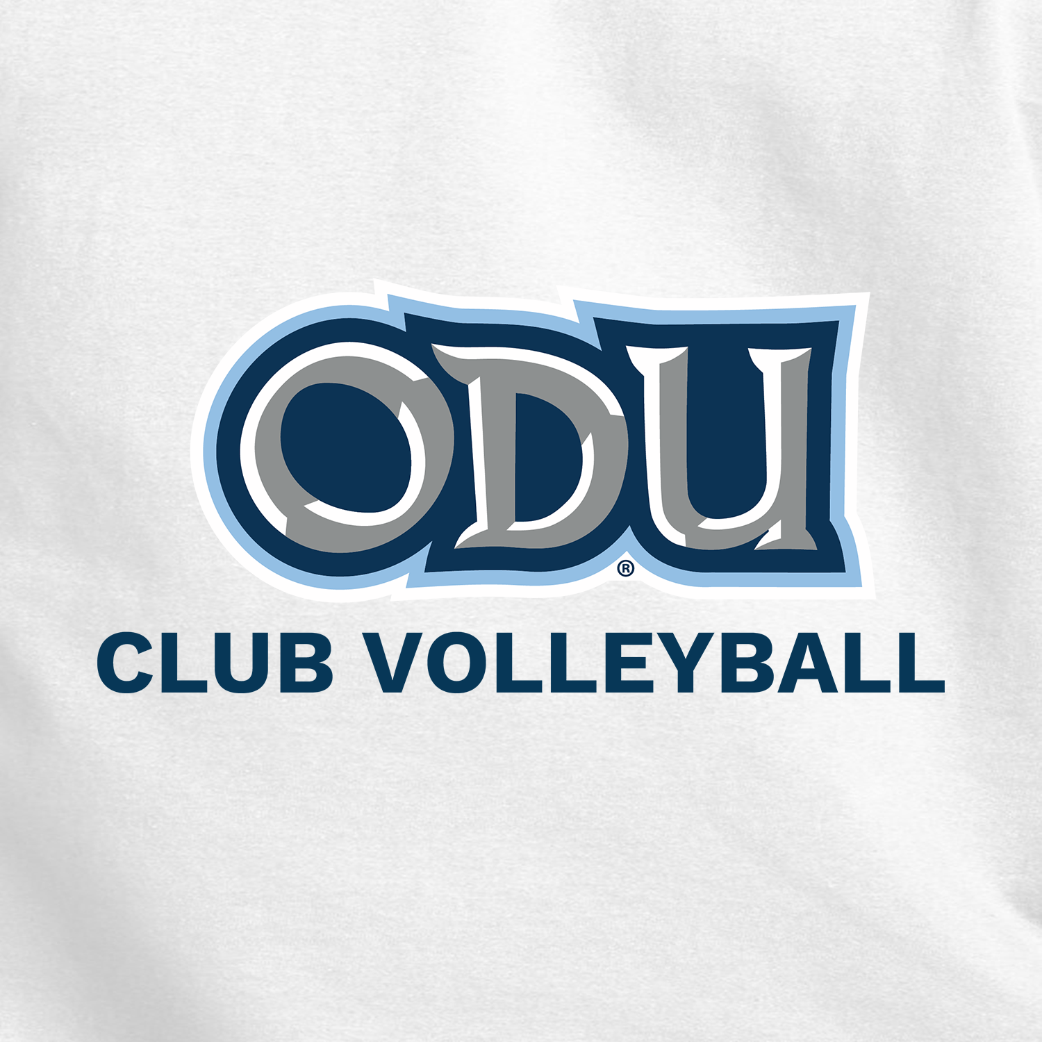 Old Dominion University, Club Sports - Volleyball, Champion ® Heritage 6-Oz. Jersey T-Shirt - White
