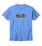 Old Dominion University, ODU Logo, Champion ® Heritage 6-Oz. Jersey T-Shirt- Light Blue