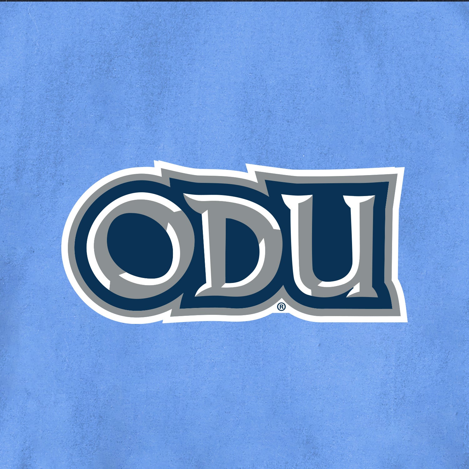 Old Dominion University, ODU Logo, Champion ® Heritage 6-Oz. Jersey T-Shirt- Light Blue