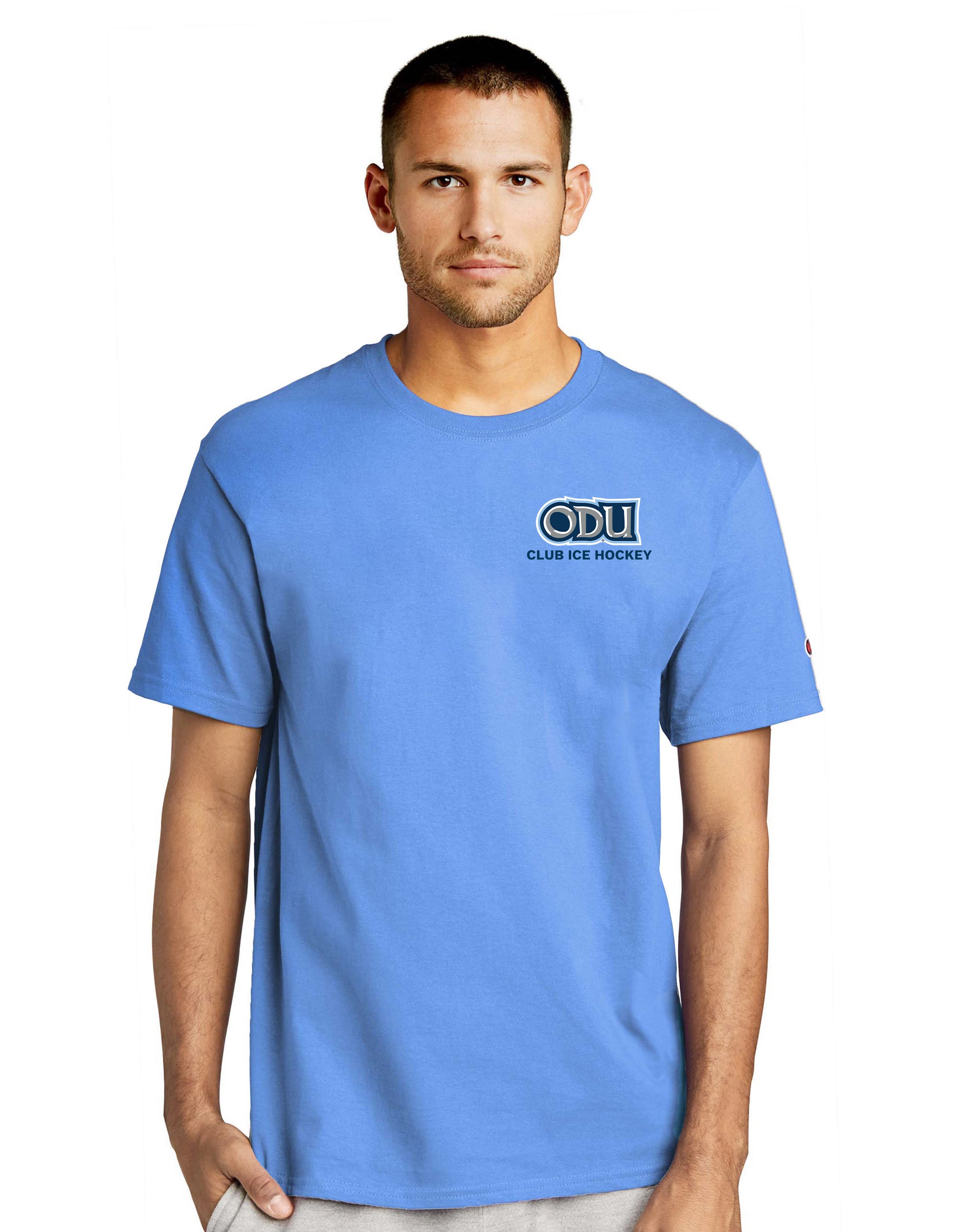 Old Dominion University, ODU - Sports, Champion ® Heritage 6-Oz. Jersey T-Shirt - Hudson Blue
