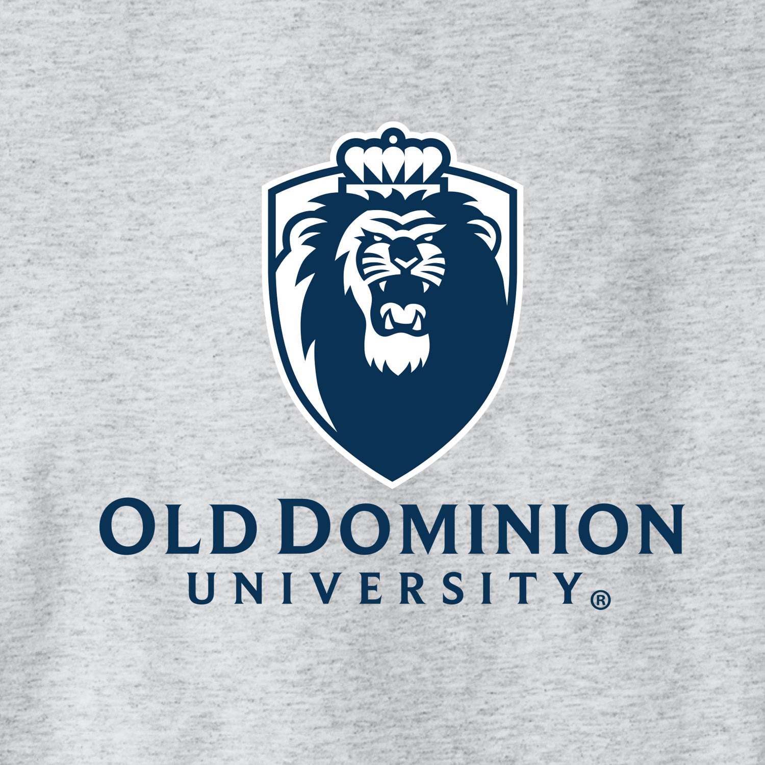 Old Dominion University, ODU Secondary Mark Logo, Champion ® Heritage 6-Oz. Jersey T-Shirt- Ash