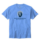 Old Dominion University, ODU Secondary Mark Logo, Champion ® Heritage 6-Oz. Jersey T-Shirt- Light Blue