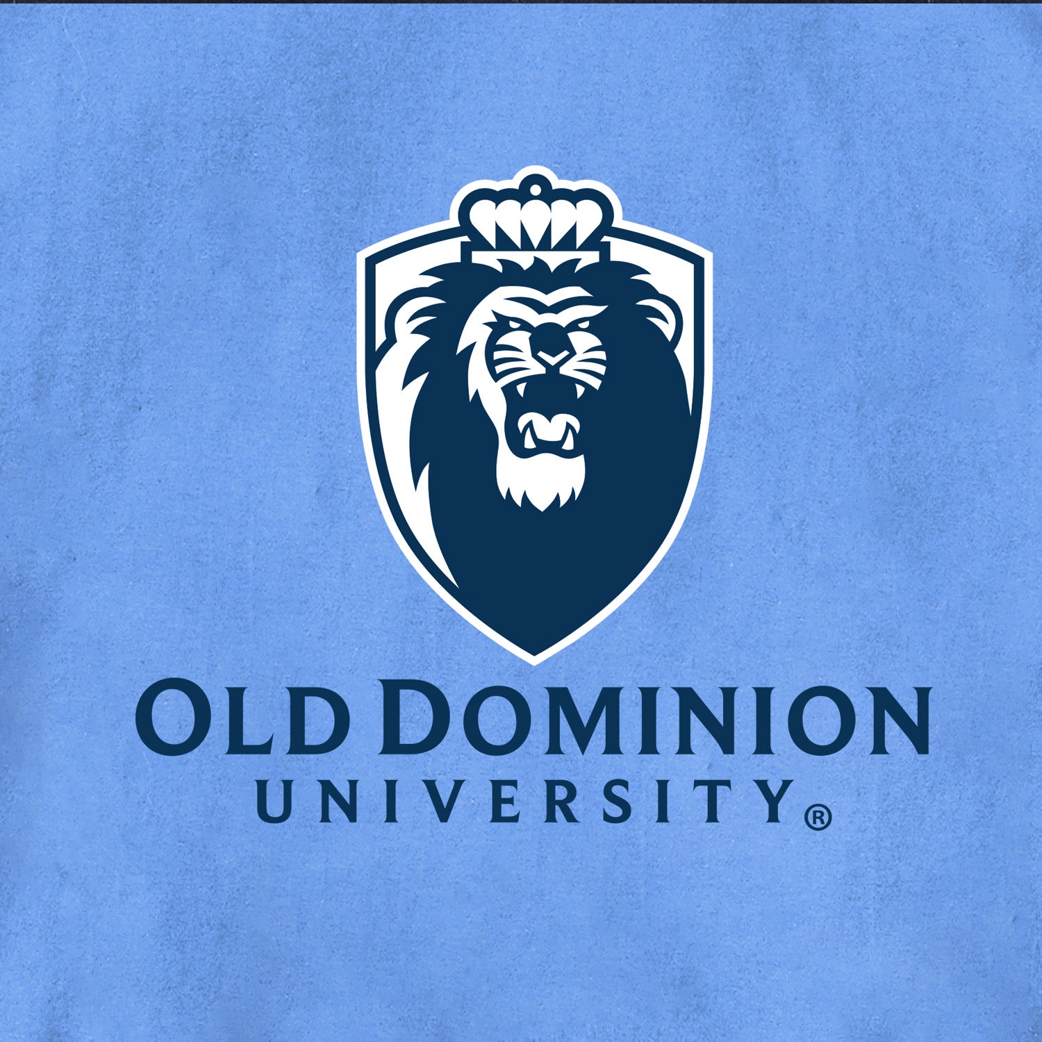 Old Dominion University, ODU Secondary Mark Logo, Champion ® Heritage 6-Oz. Jersey T-Shirt- Light Blue