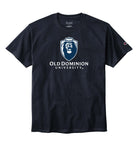 Old Dominion University, ODU Secondary Mark Logo, Champion ® Heritage 6-Oz. Jersey T-Shirt- Navy