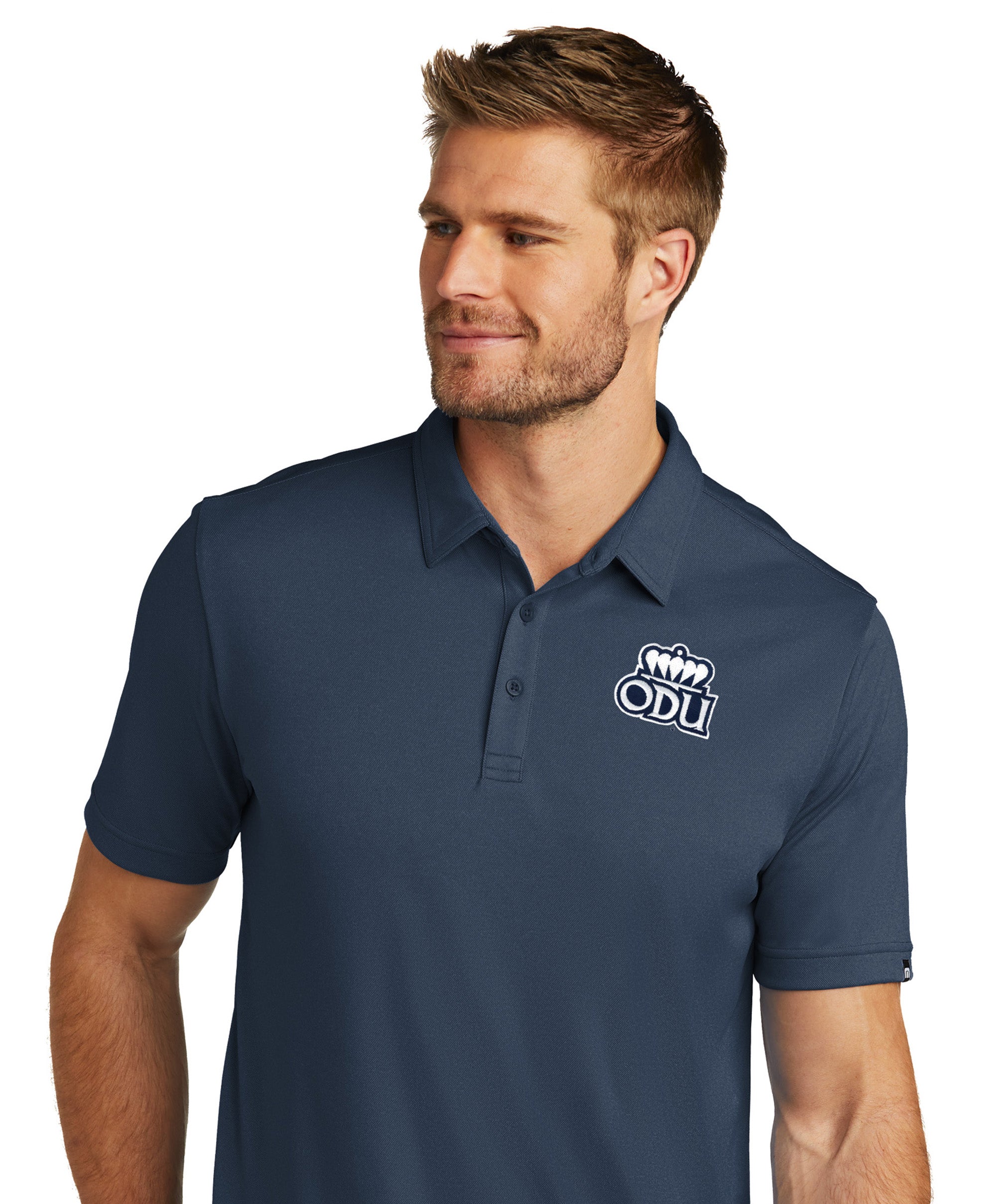 Old Dominion University, ODU Logo, TravisMathew Coto Performance Polo - Blue Night