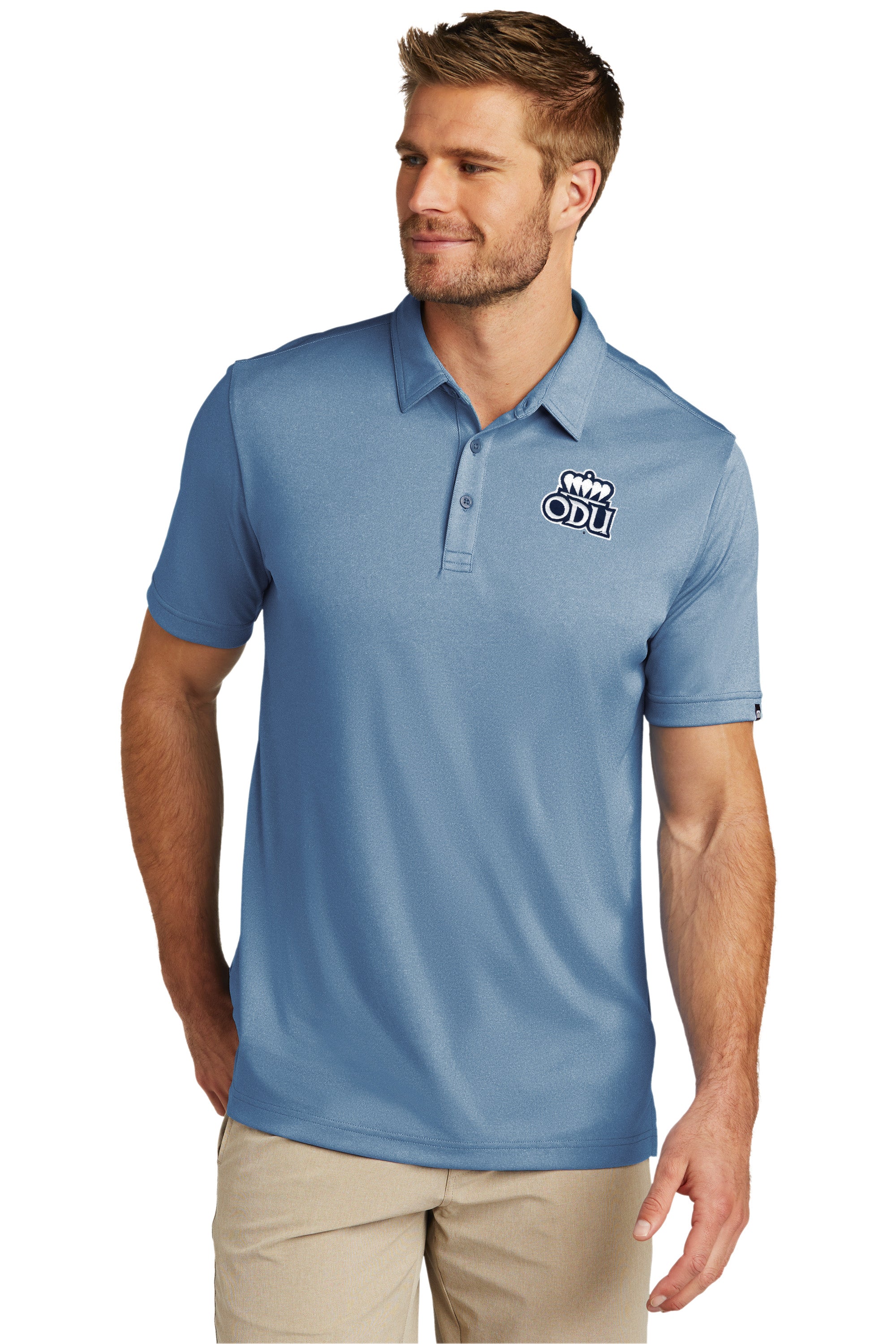 Old Dominion University, ODU Logo, TravisMathew Coto Performance Polo - Brilliant Blue