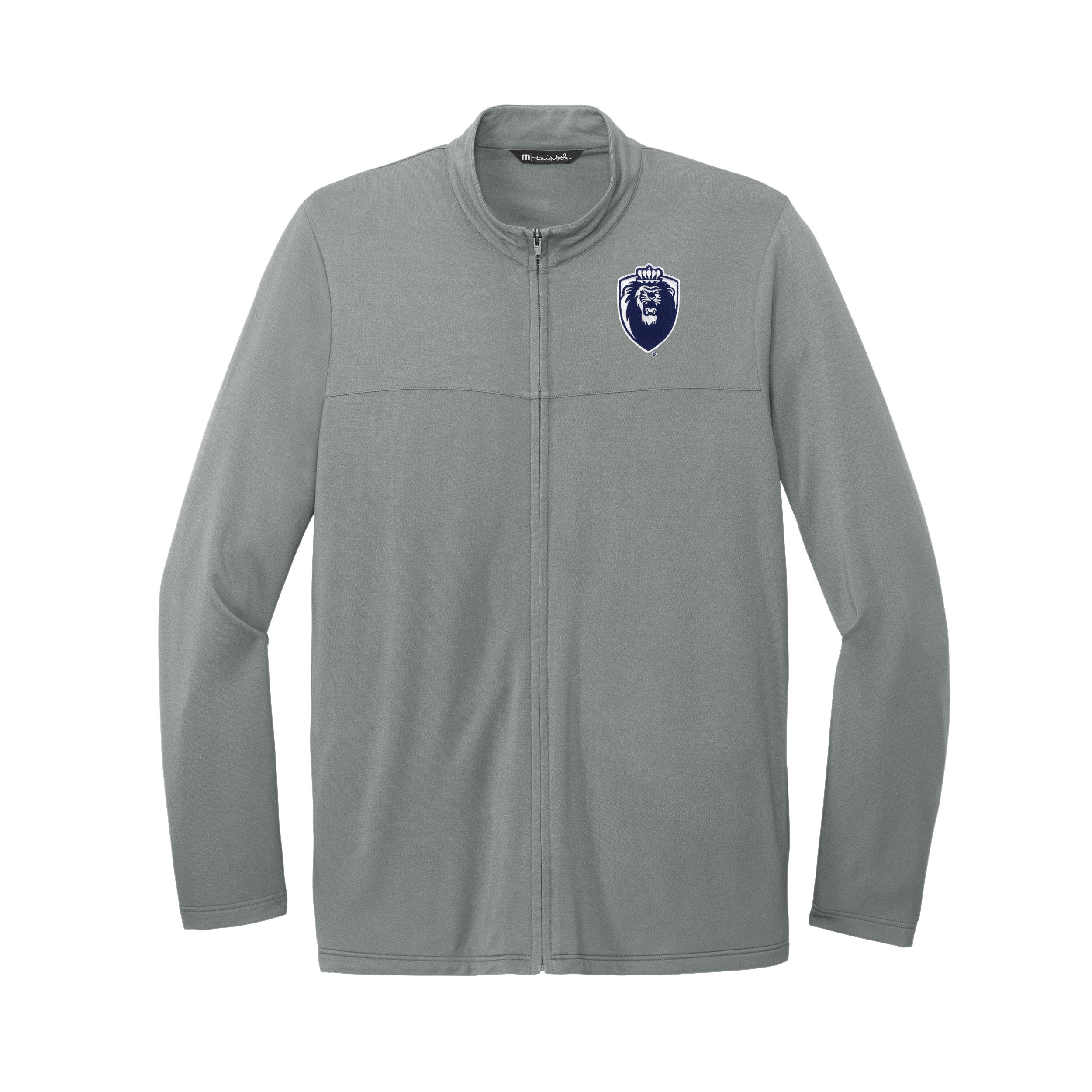 Old Dominion, TravisMathew Newport Full-Zip Fleece- Quiet Shade Gray