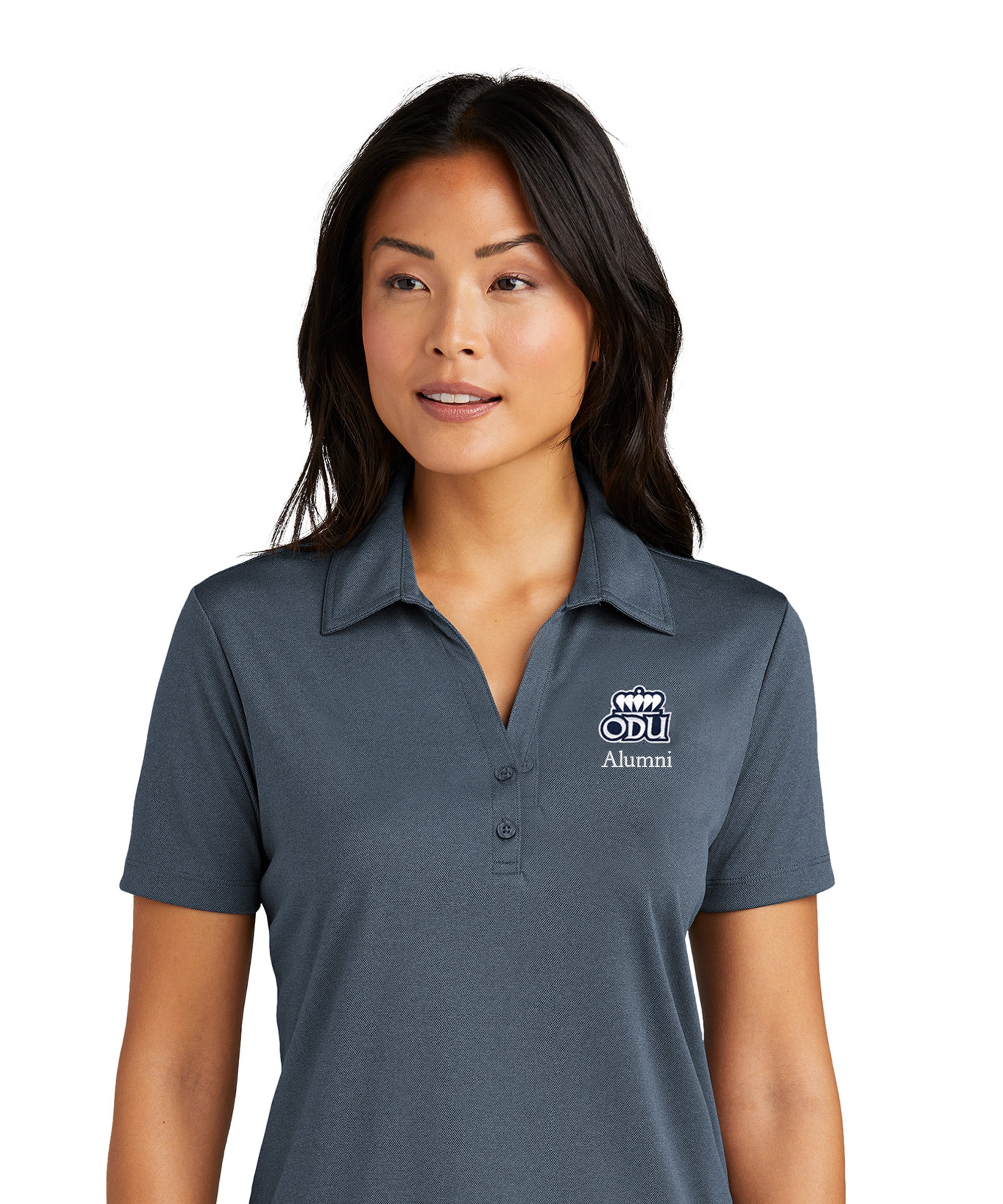 Old Dominion University, ODU, Alumni, TravisMathew Ladies Cotton Performance Polo - Indigo