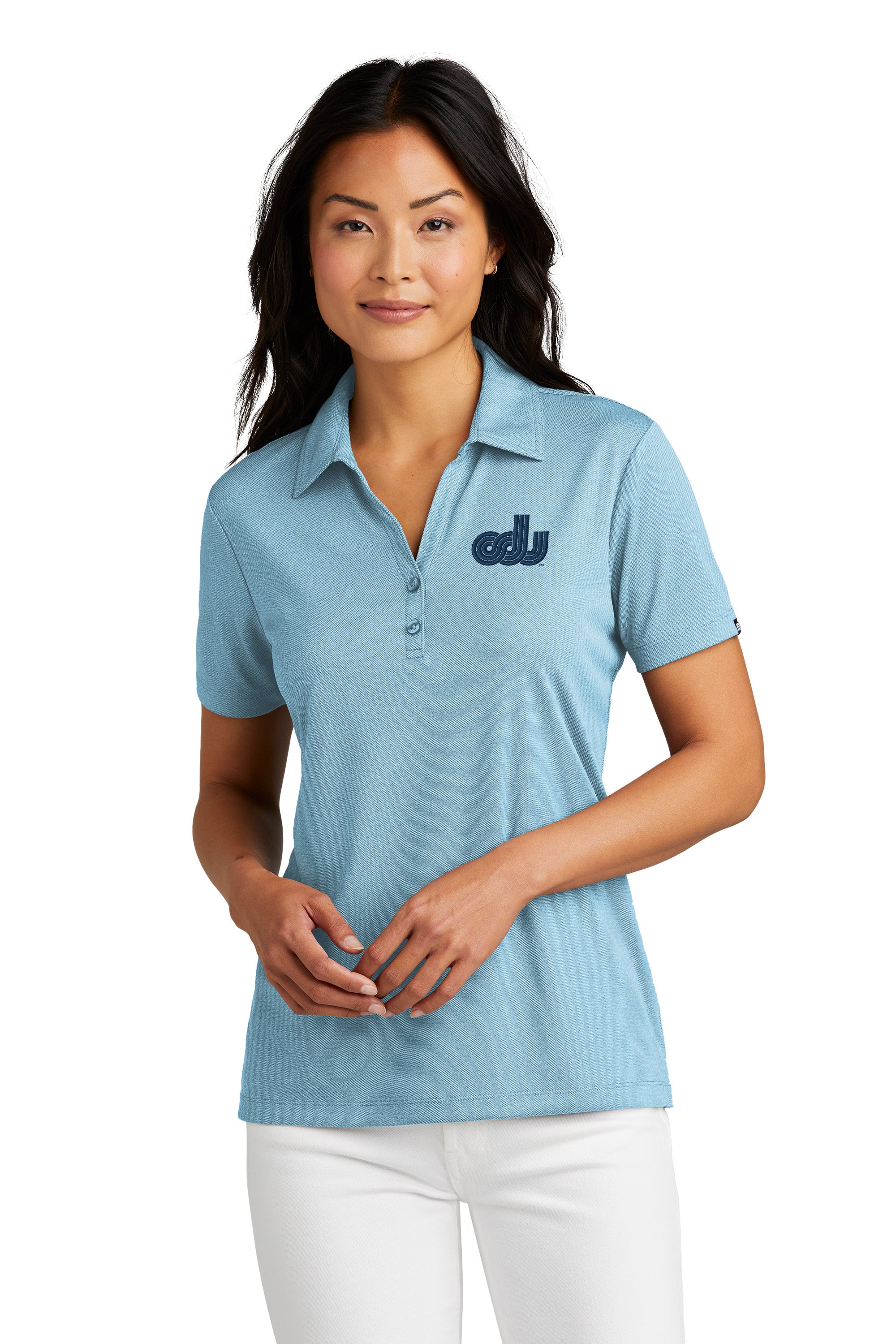 Old Dominion University, ODU Vintage8 logo, TravisMathew Ladies Coto Performance Polo- Brilliant Blue