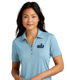 Old Dominion University, ODU Vintage8 logo, TravisMathew Ladies Coto Performance Polo- Brilliant Blue