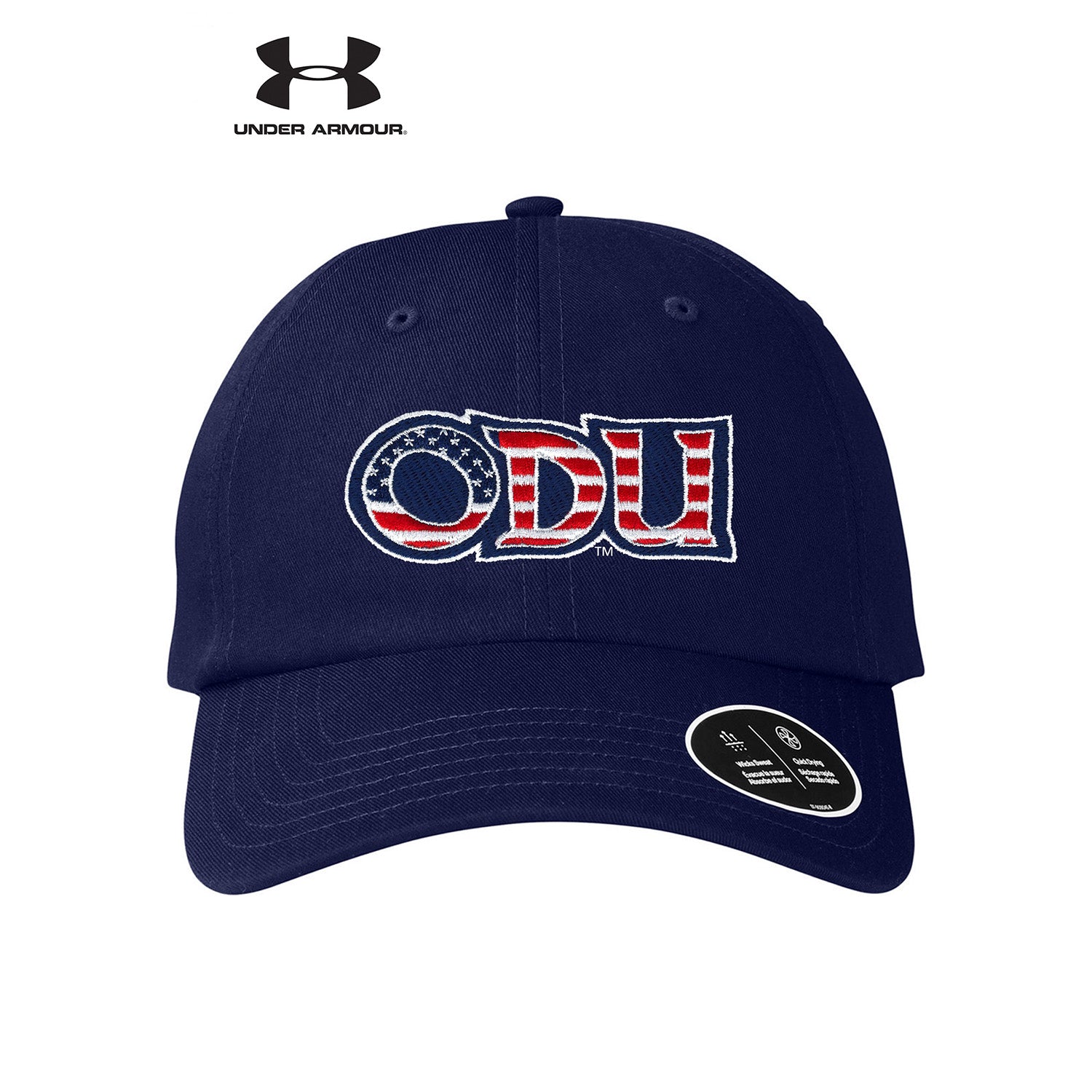 Old Dominion University, ODU Military - Military Logo, Under Armour - Team Chino Cap - Navy