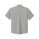 Old Dominion University, Logo 03, Short Sleeve UV Dockside Shirt Grey
