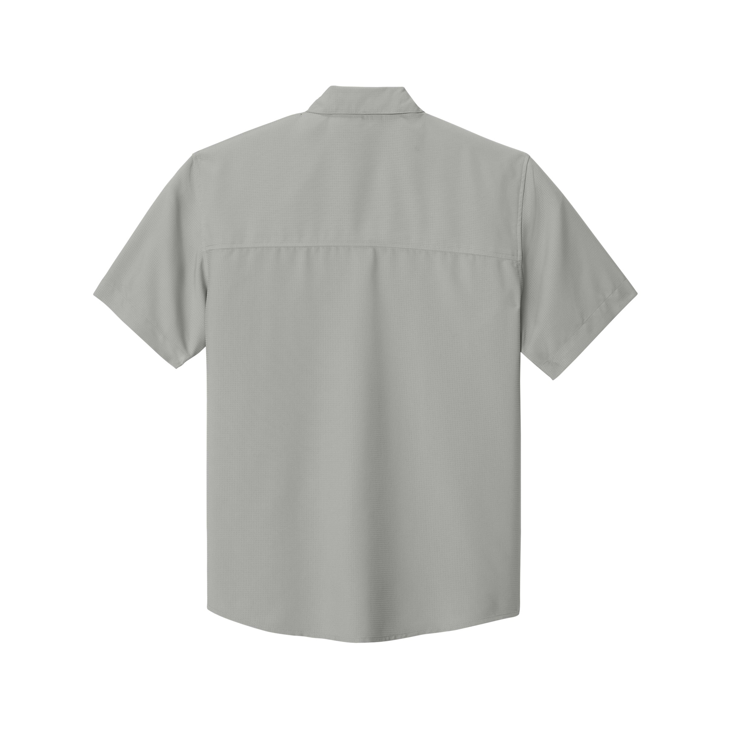 Old Dominion University, Logo 03, Short Sleeve UV Dockside Shirt Grey