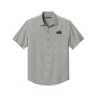 Old Dominion University, Vintage Logo 08, Short Sleeve UV Dockside Shirt - Gray